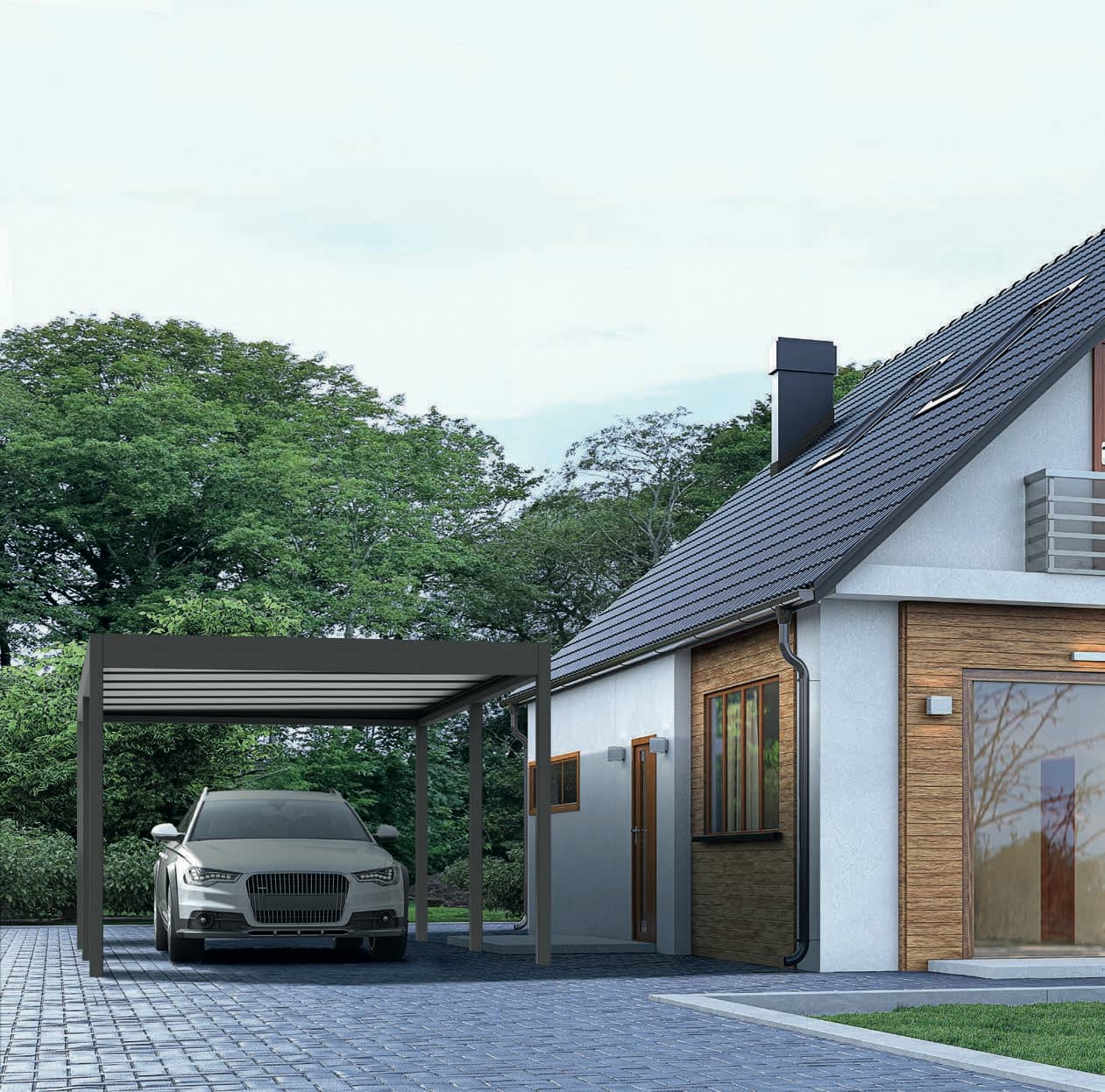 Carport Ecostyle — Ansicht 1